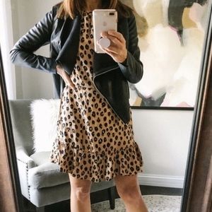 Animal Print Mini Dress
